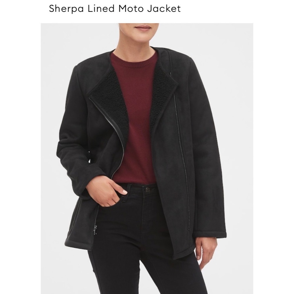 Banana Republic | Shear Moto Jacket Size S